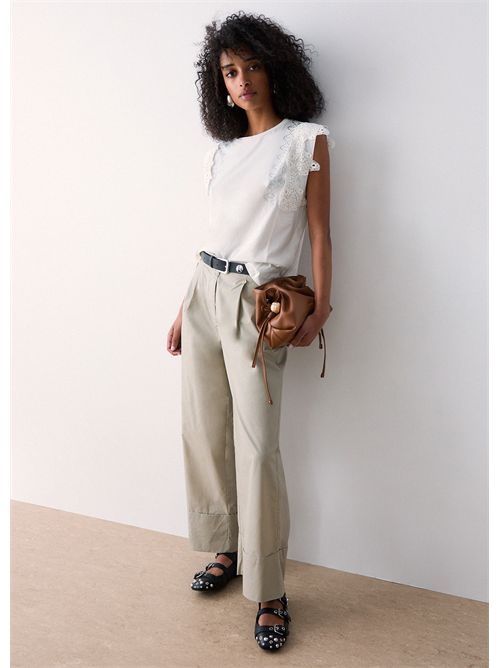 T-shirt woman white LIU JO | WA6311J3885/10701